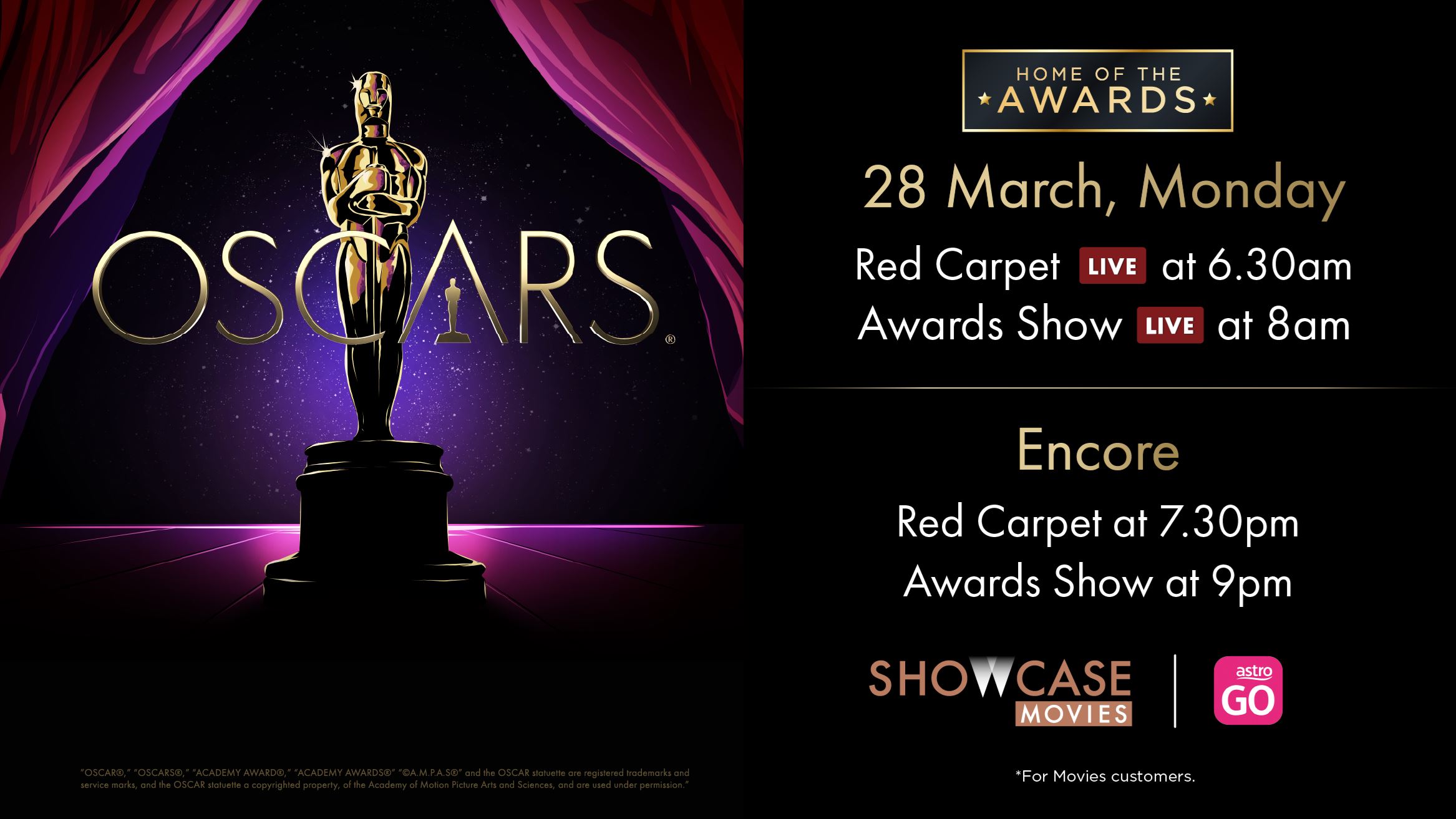 watch the 94th academy awards (oscars 2022) live exclusively on astro!