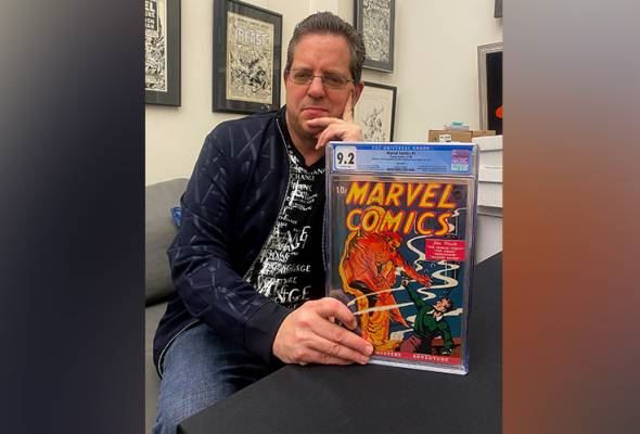 senaskah komik sulung marvel terjual hingga puluhan juta ringgit!
