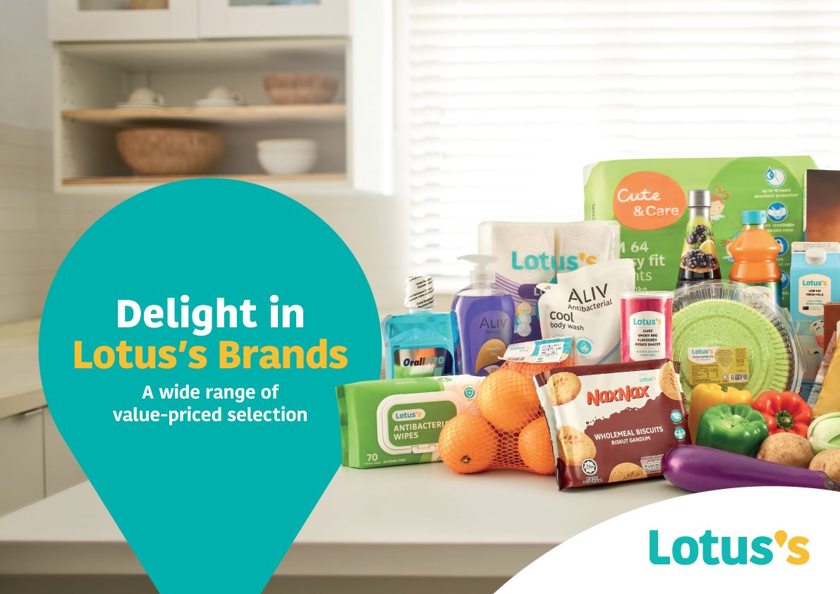 Lotus’s Malaysia Delight in Lotus’s Brands
