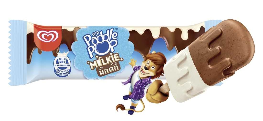 the new dual-taste paddle pop milkie injects #milkielicious fun into a calcium-rich, permissible treat for kids!
