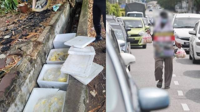 kotor dan jijik! peniaga abai kebersihan, sanggup simpan jeruk dalam longkang