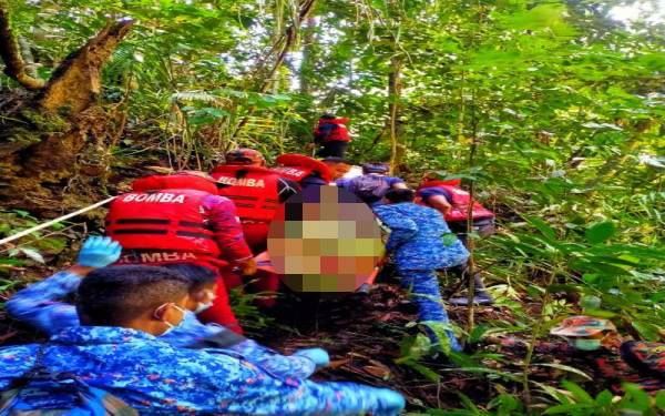 mangsa lemas di air terjun di lata hammer akhirnya ditemui pasukan penyelamat