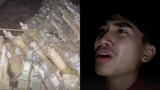 reedzwann sedih, hajat ziarah kubur arwah bapa tak kesampaian apabila hanya jumpa batu nisan tepi tanah kubur