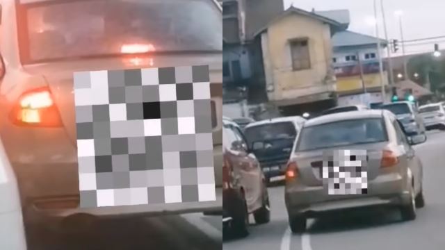 lelaki pandu secara berbahaya selamba ‘potong q’ ditahan polis