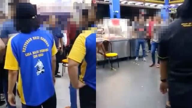 gara-gara pertikai harga nasi goreng, individu cetus pergaduhan di sebuah restoran