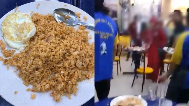 gara-gara pertikai harga nasi goreng, individu cetus pergaduhan di sebuah restoran