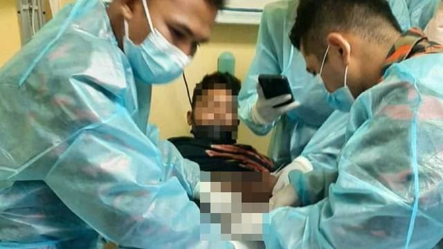 lelaki padah sengaja sarung cincin pada alat sulit sampai perlu minta bantuan bomba