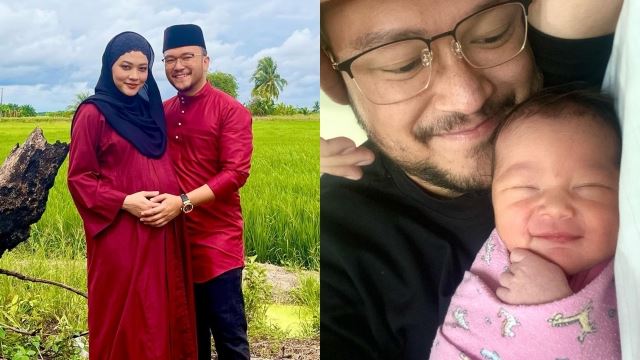 shaheizy sam dedah wajah dan nama cahaya mata, salama samheizy nama diberi