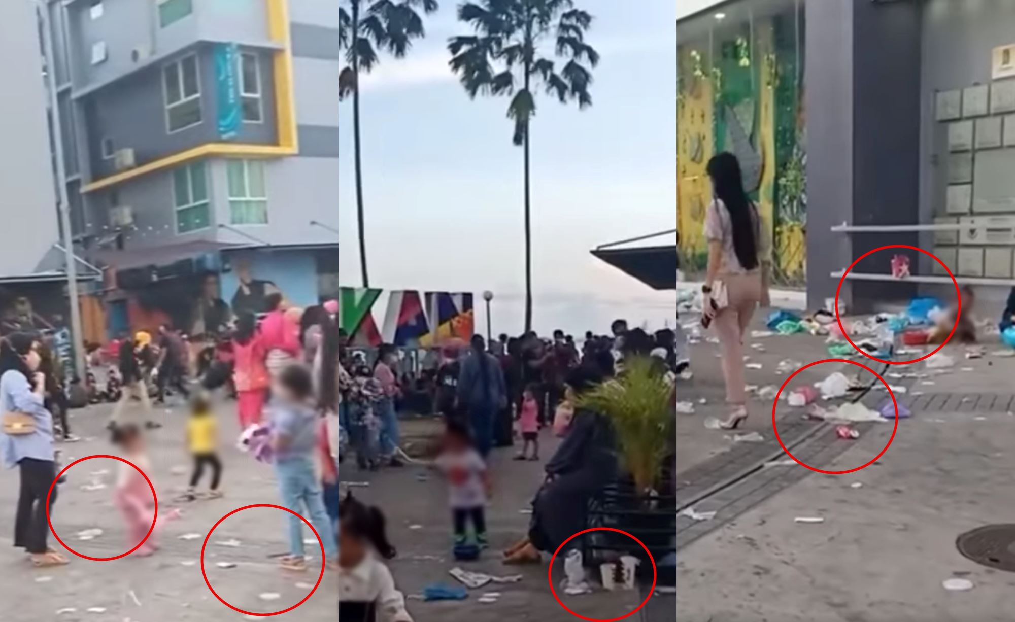video of tourist spot in sabah covered in heaps of rubbish went viral online, netizens shocked!