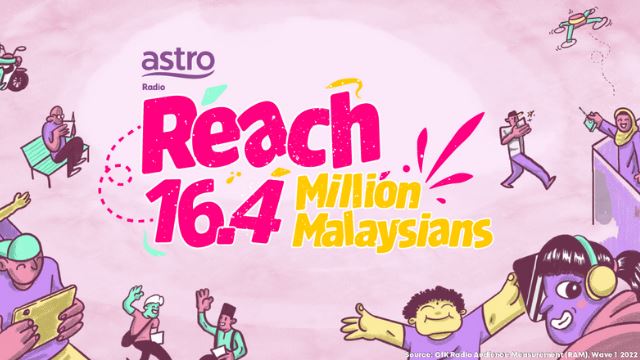 astro radio tingkatkan jangkauan sebanyak 3 peratus ke 16.4 pendengar mingguan