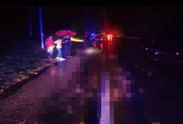 penunggang motosikal maut digilis treler, pemandu terlibat lari dari kemalangan