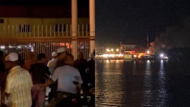 penduduk tumpat terkejut dengar letupan bom, kejadian berbalas tembakan