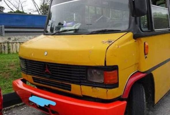kanak-kanak 1 tahun sah meninggal dunia akibat dilanggar bas sekolah