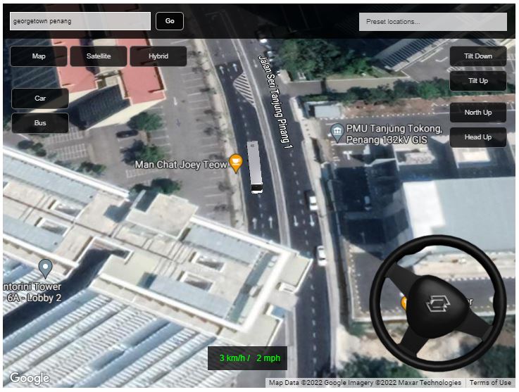ini cara nak pandu kereta dalam peta google secara percuma!