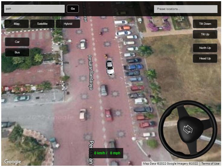 ini cara nak pandu kereta dalam peta google secara percuma!