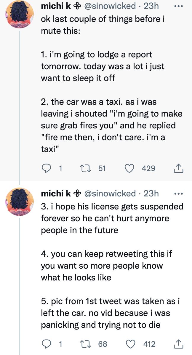 【新闻】大马女子遭grab司机羞辱要强奸她！司机猖狂回应：我不怕！ 