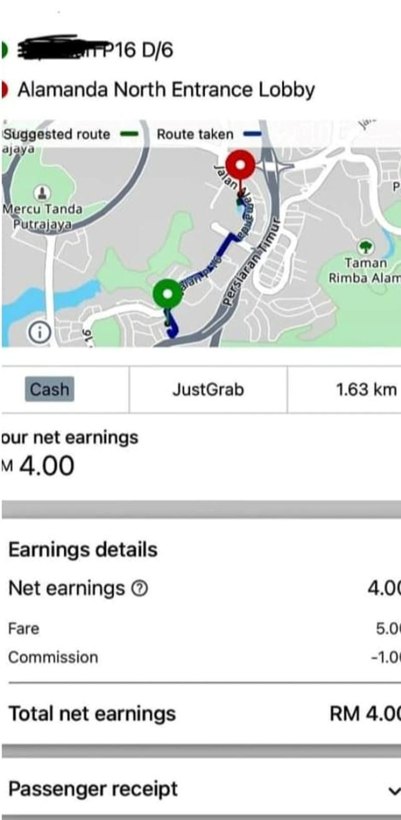 e-hailing driver complains about female passenger leaving “period stains” in his car, causes online debate