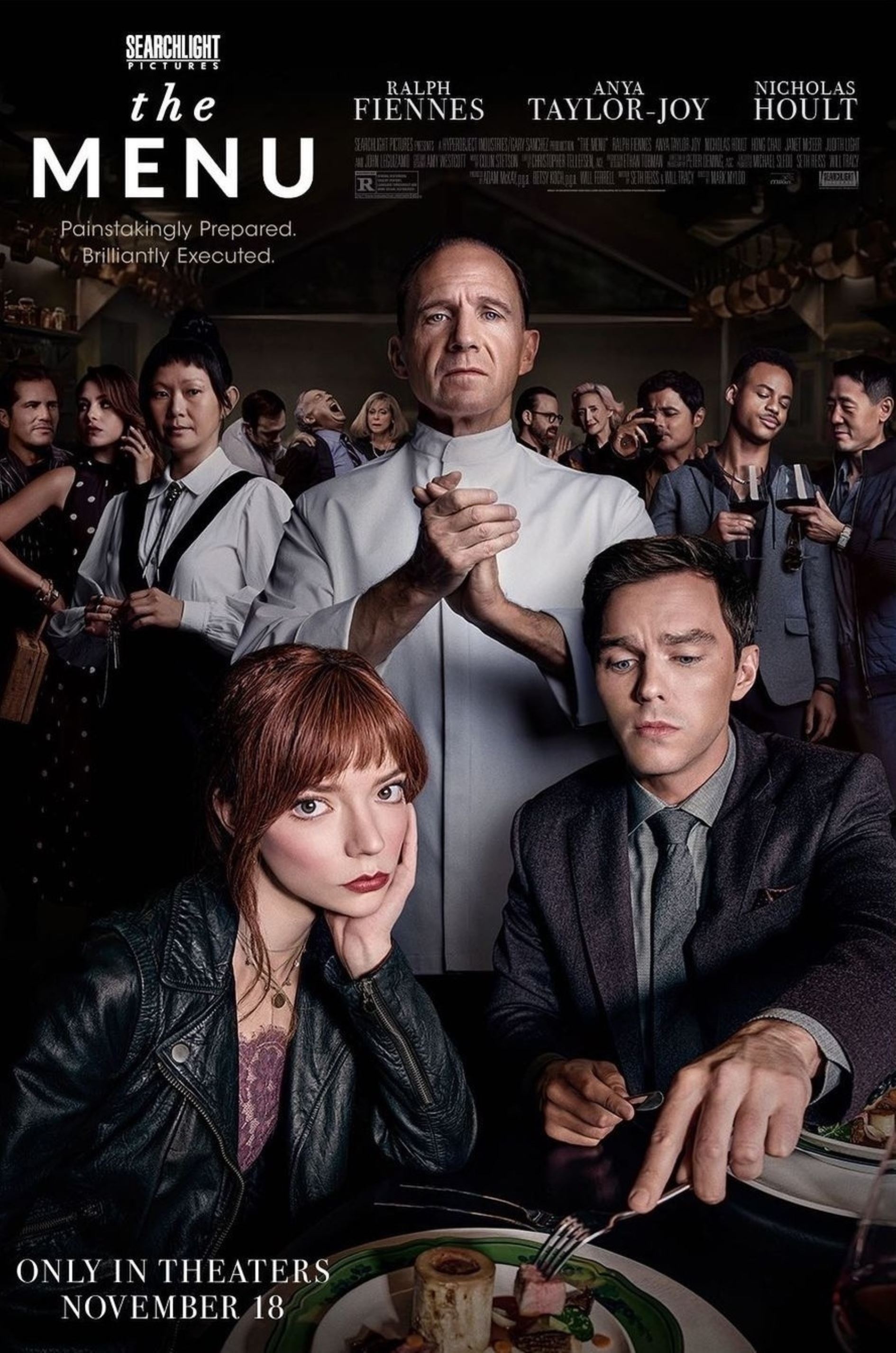 🎬美国黑色喜剧惊悚片《菜单》❗🖤11月18日度假岛变屠宰场⚠️