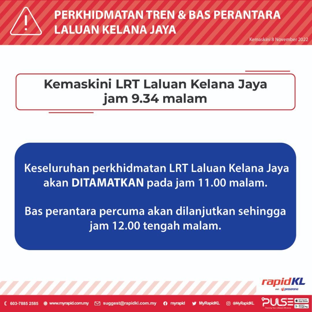 lrt tergendala lagi, ramai marah kena sidai