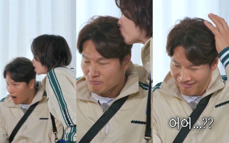 宋智孝认爱金钟国？当众亲下去！