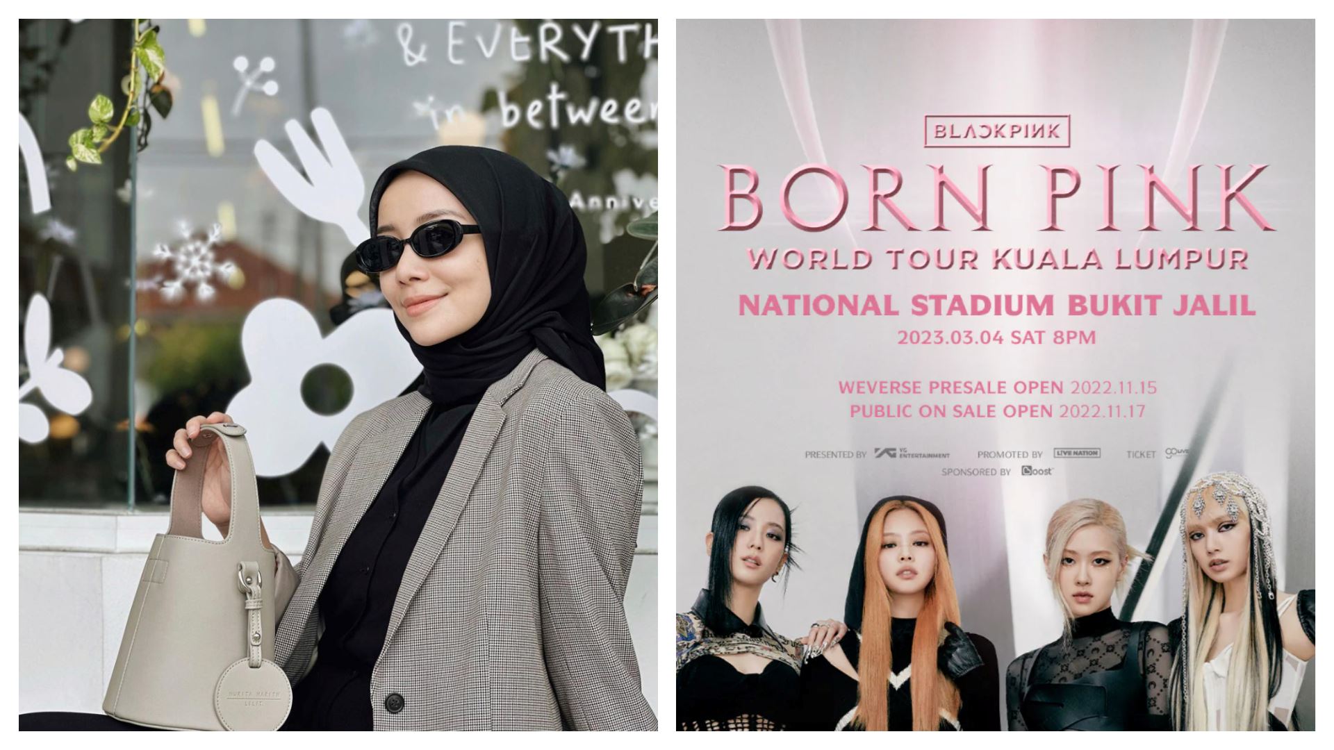 mira filzah berjaya beli tiket ke konsert blackpink, sedang mencari lagi tambahan tiket.