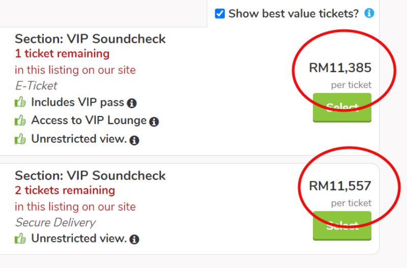 be careful! scalpers are reselling blackpink vip concert tickets six times its selling price! 