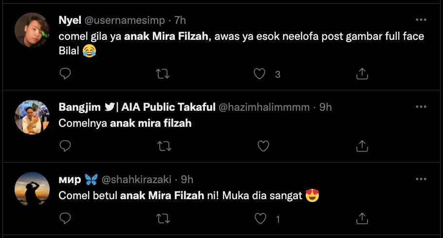 mira filzah tayang wajah anak pada umum, warganet sepakat puji comel!