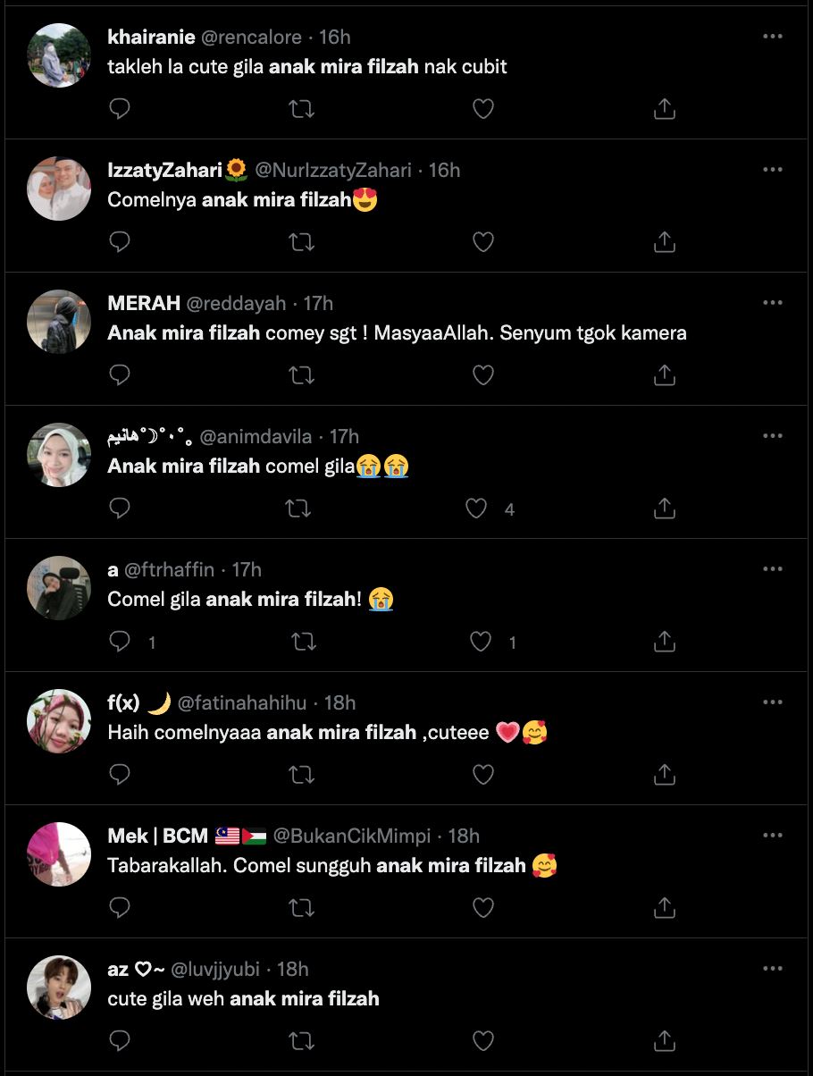 mira filzah tayang wajah anak pada umum, warganet sepakat puji comel!