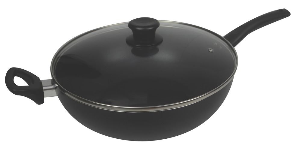 Non-Stick Aluminium Wokpan With Lid 30CM