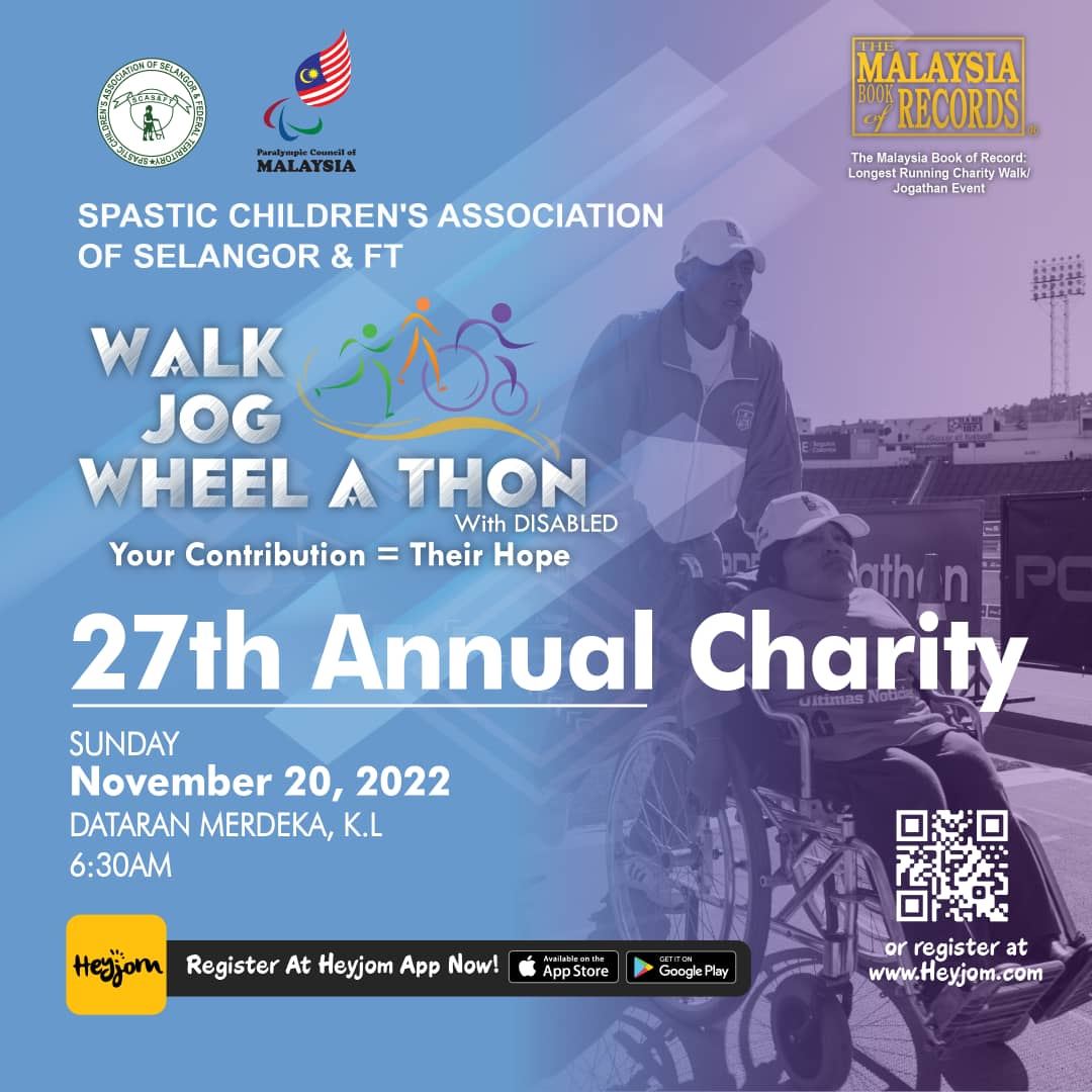 let’s walk, jog or wheel for charity, in support of children with cerebral palsy!