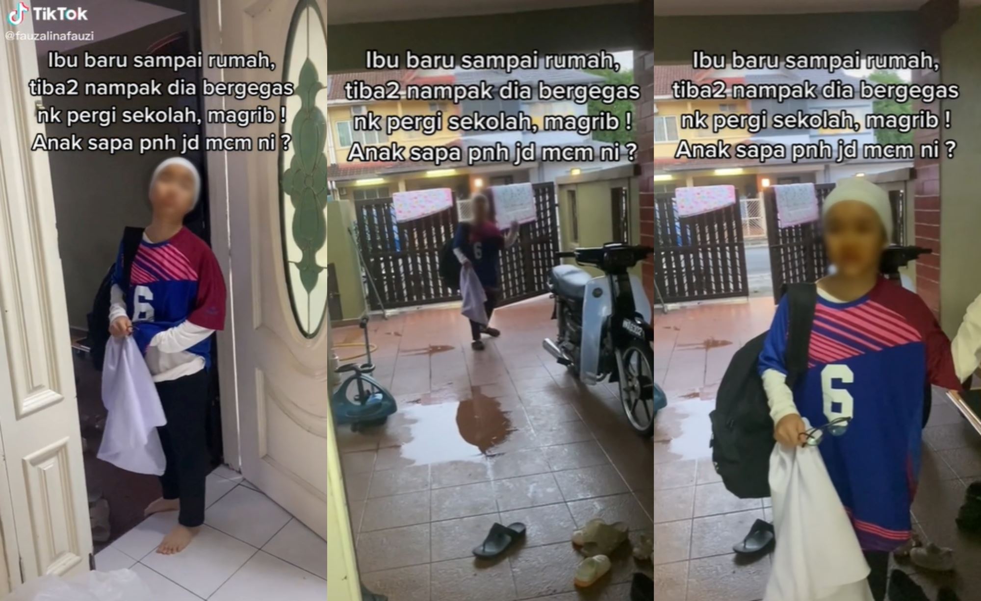 video of girl waking up in a panic thinking she was late for school went viral, netizens amused