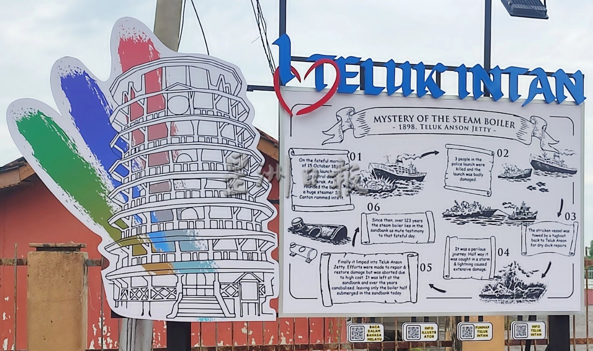 nama singkatan terpanjang di dunia rupanya ada pada jalan di teluk intan