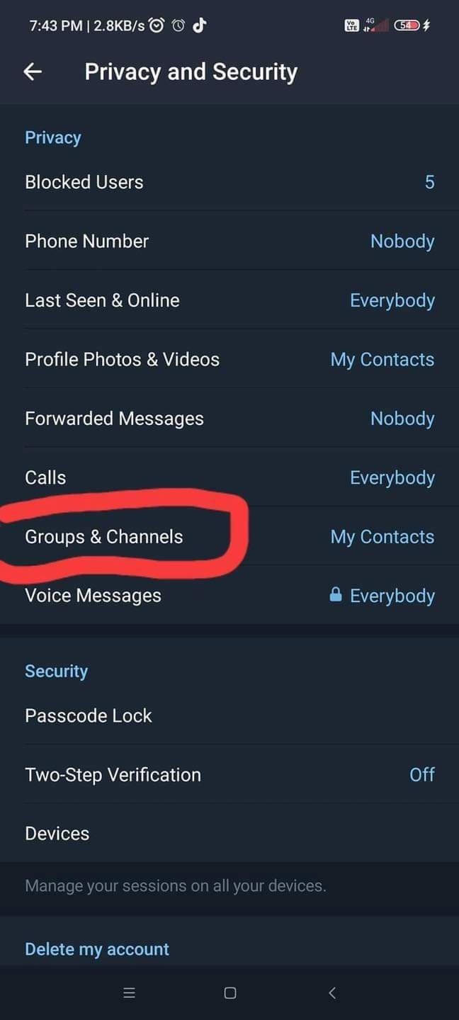 korang selalu kena add dalam group telegram yang bukan-bukan? ikuti tips ini untuk pastikan akaun telegram korang selamat