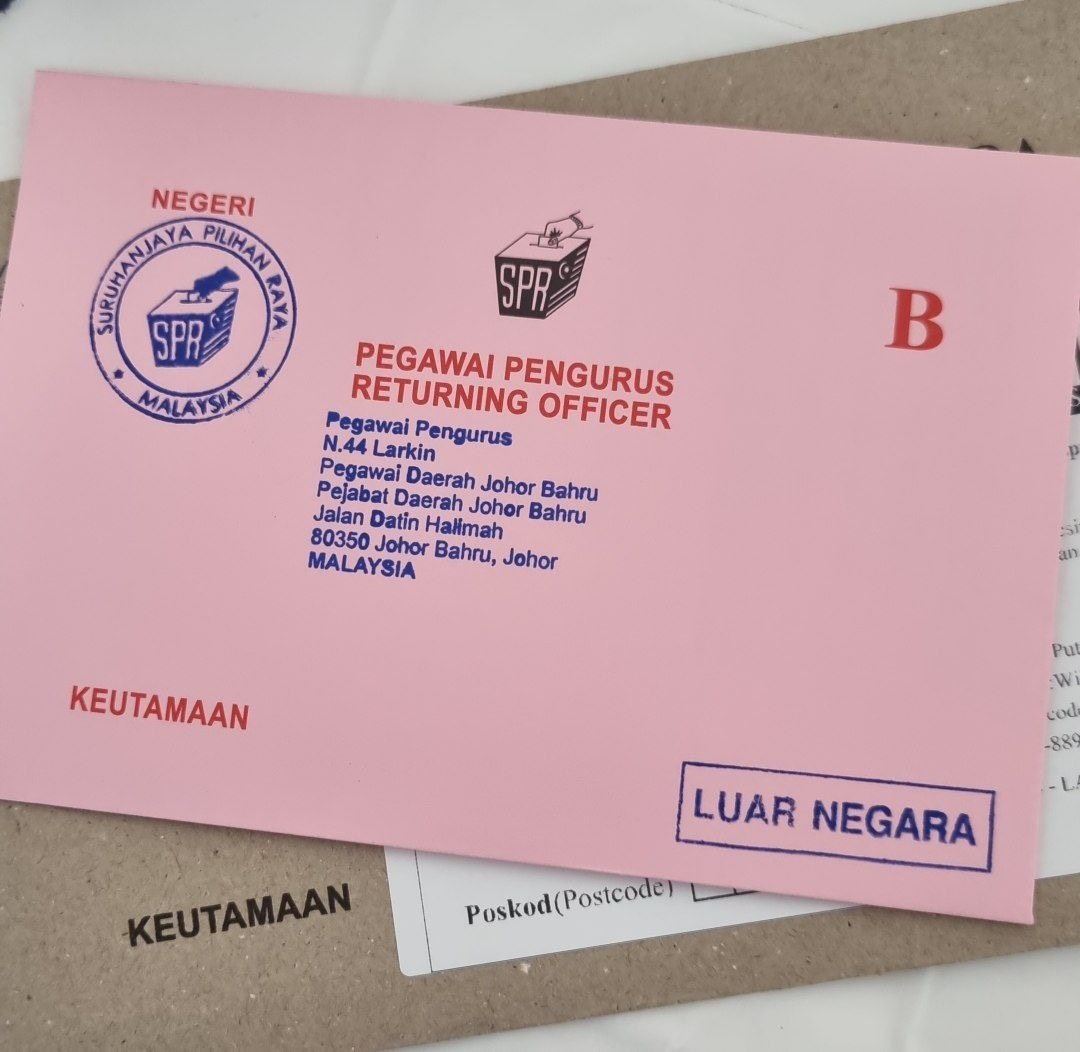  【附网址】海外选民可邮寄选票！