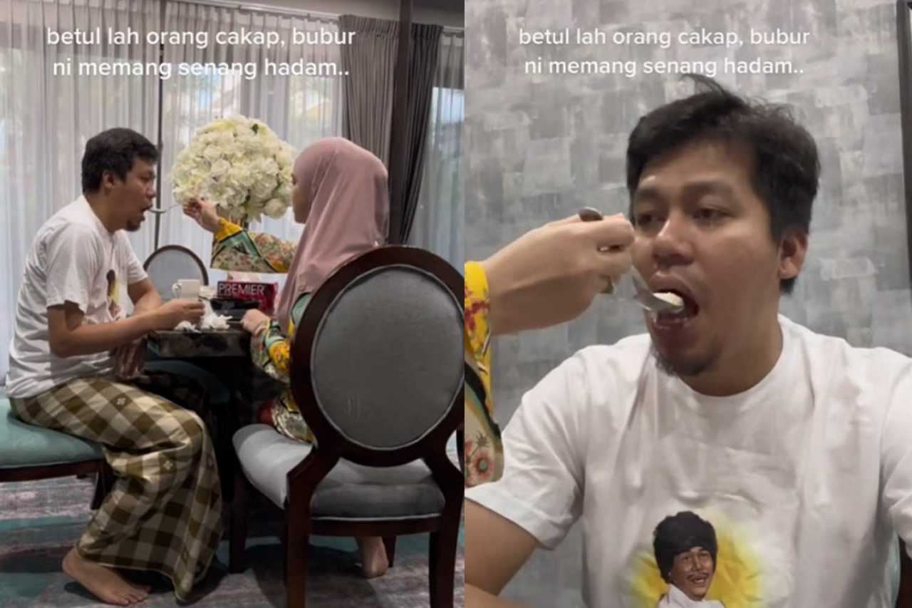 buat semula babak dengan erra, kelakar lihat jep menangis disuap bubur dengan sari yanti