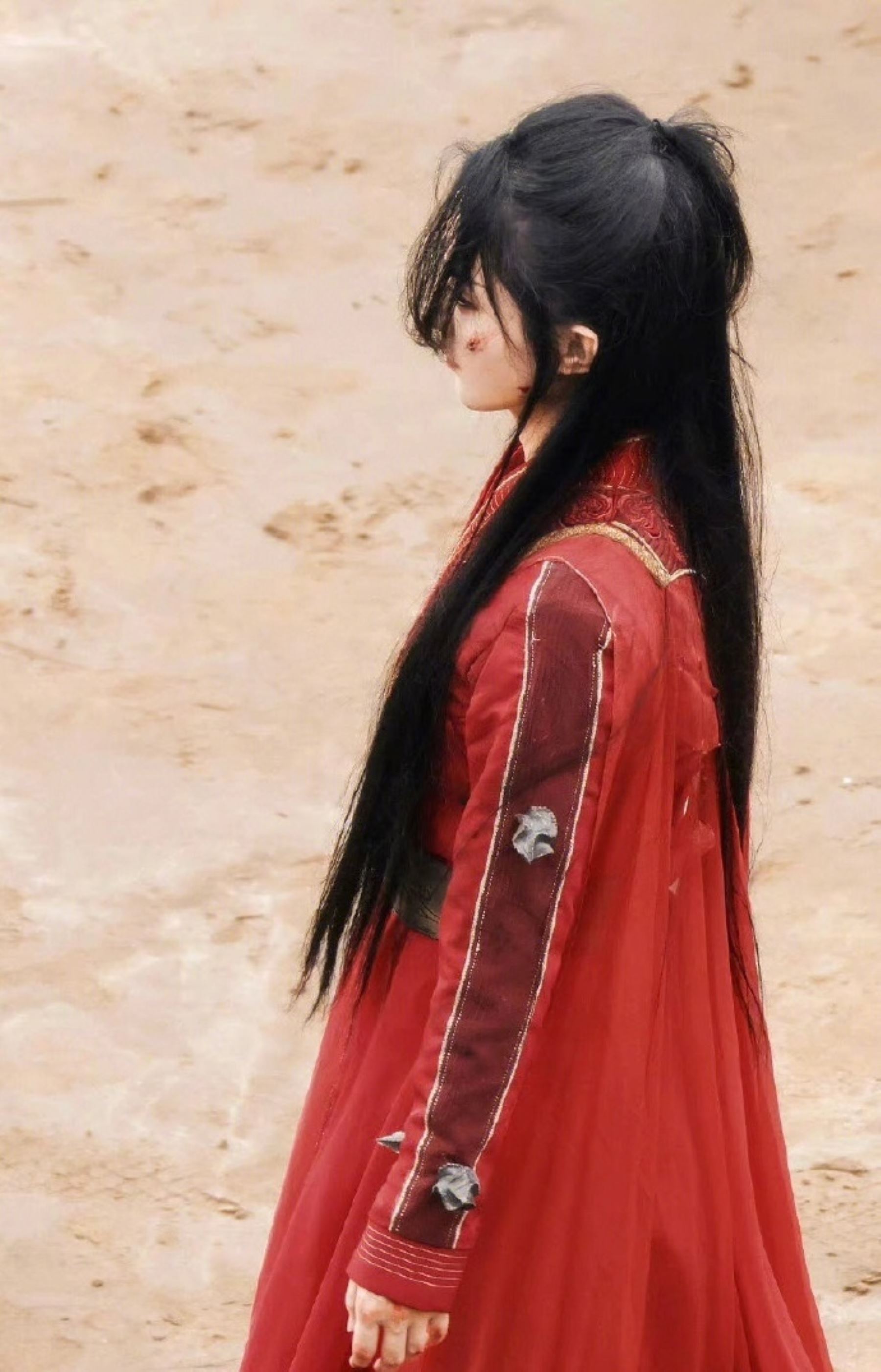 📺赵丽颖林更新二搭《与凤行》✨颖宝红衣战损路透🔥