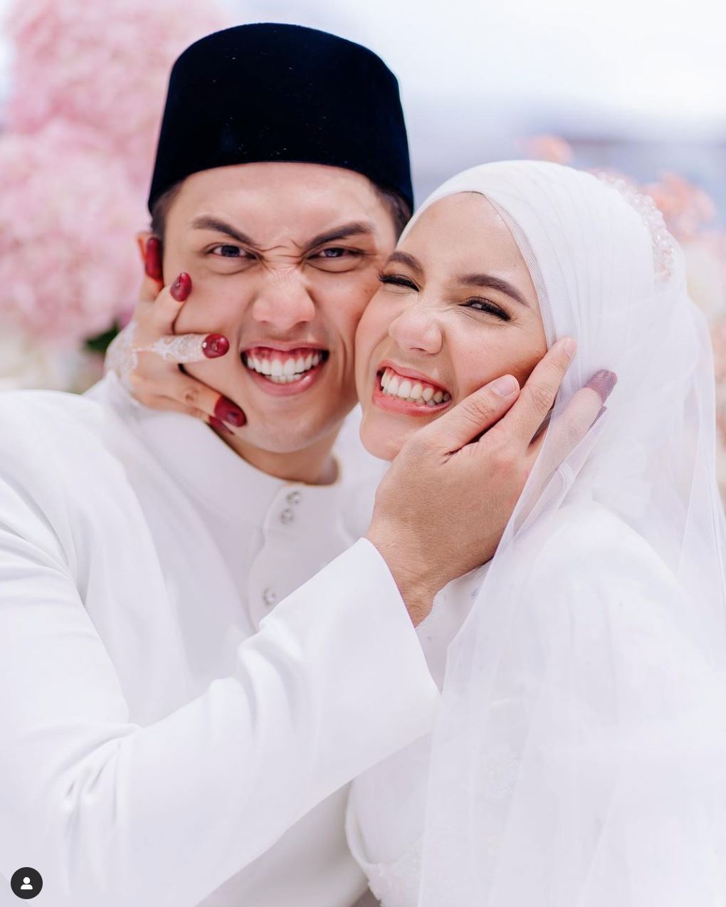 jaga hati pasangan, sweet qismina elak babak bersentuhan dan intim