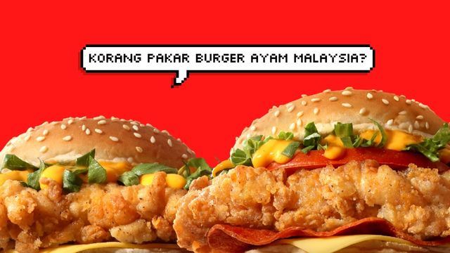KFC mencari pakar burger ayam Malaysia untuk burger ayam KFC terbaru