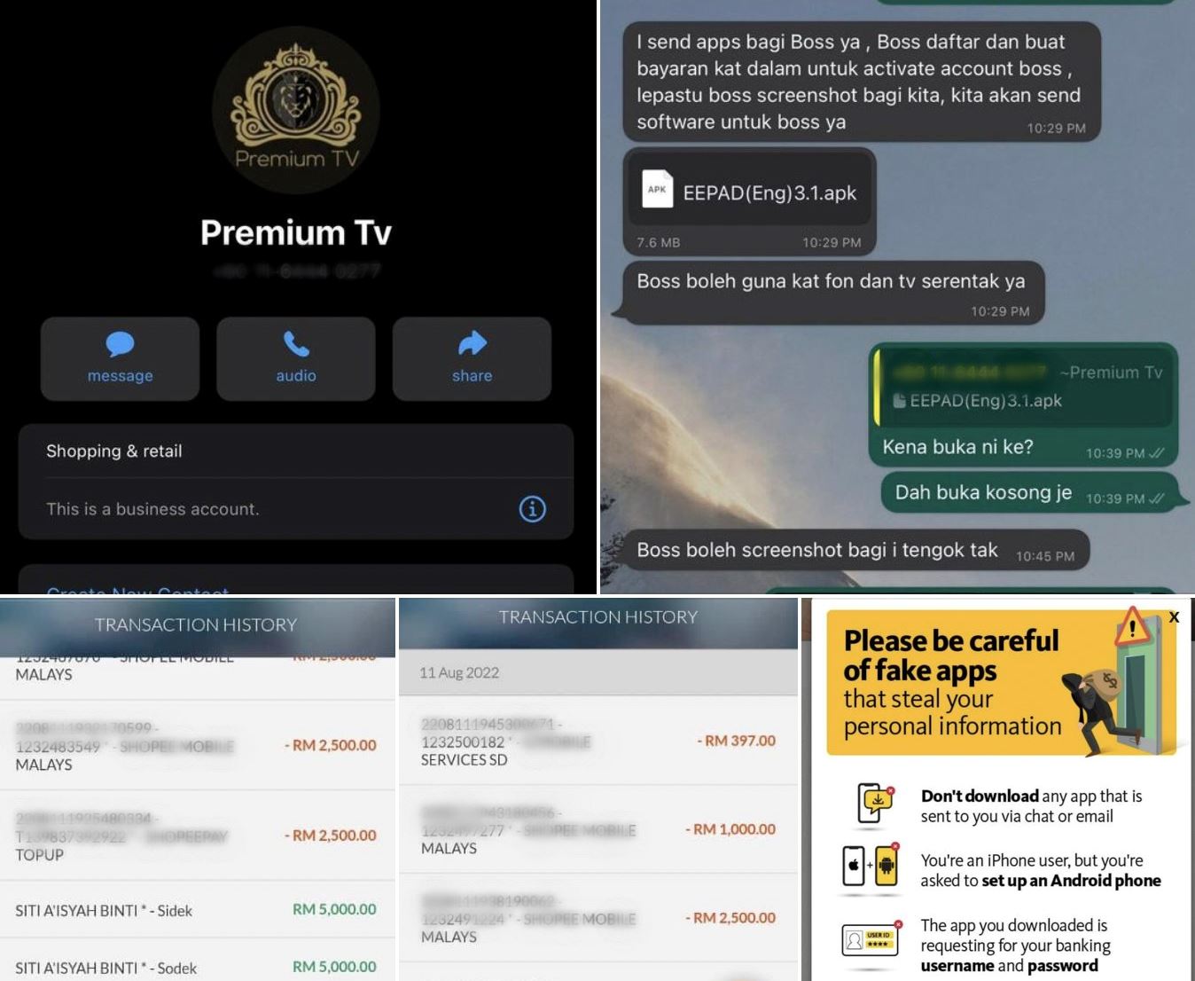 woman loses rm10k after downloading app to watch pirated content