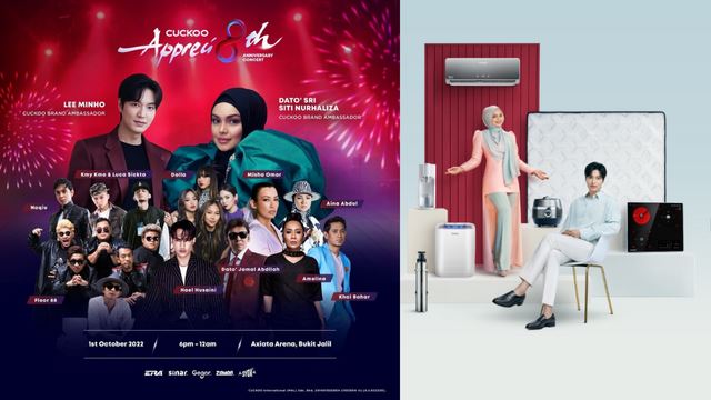 sambut ulang tahun cuckooo dengan dato' sri siti nurhaliza & lee min ho!