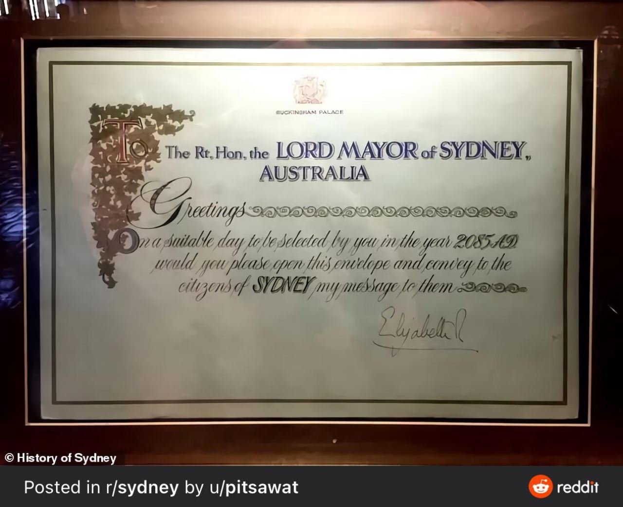 surat rahsia ditulis ratu elizabeth ii ini hanya boleh dibuka pada 2085