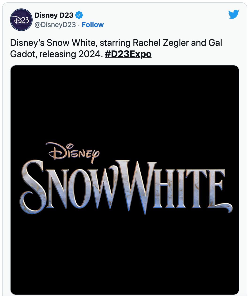 🎬迪士尼《白雪公主》真人电影定档啦❗️2024年上映一起重温这经典动画🍎