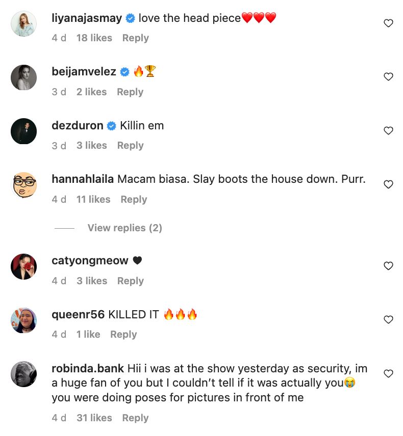 penampilan yuna di new york dapat pujian ramai netizen