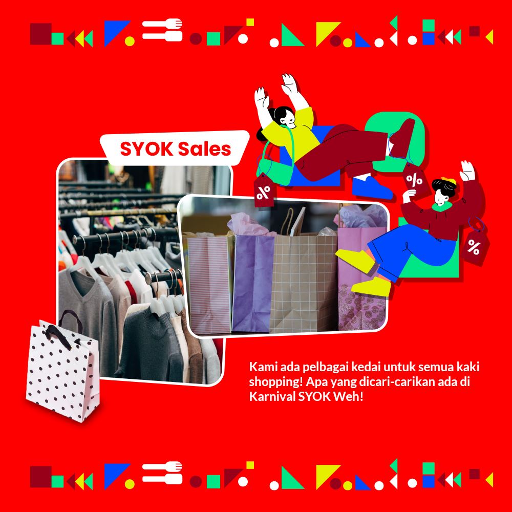 nikmati persembahan dan aktiviti menarik di 'karnival syok weh!'