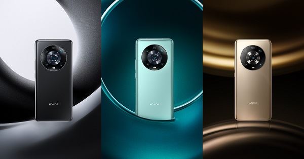 Honor Magic4 Pro 3款不同颜色