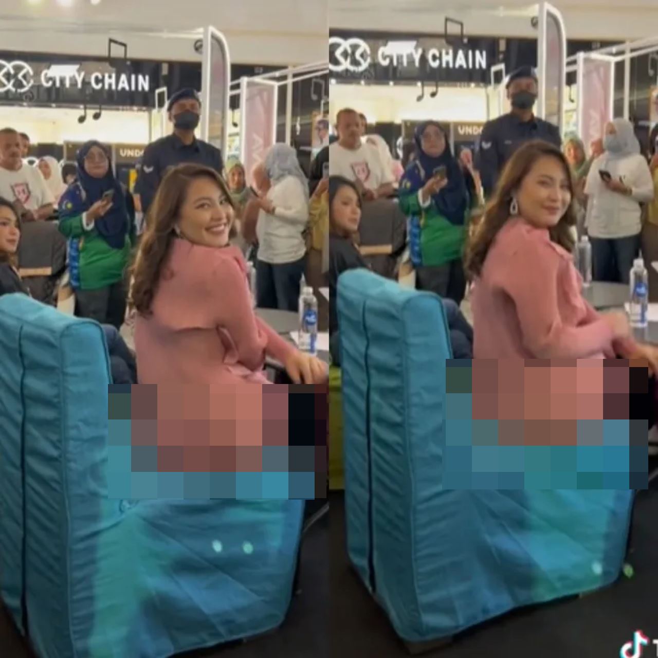 ‘‘bukan tayang, dah dari belakang, takkan nampak hidung pula,’’ – janna nick