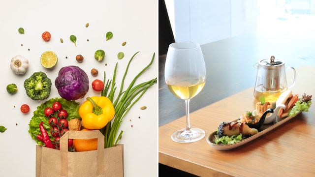 Fresh produce and high tea