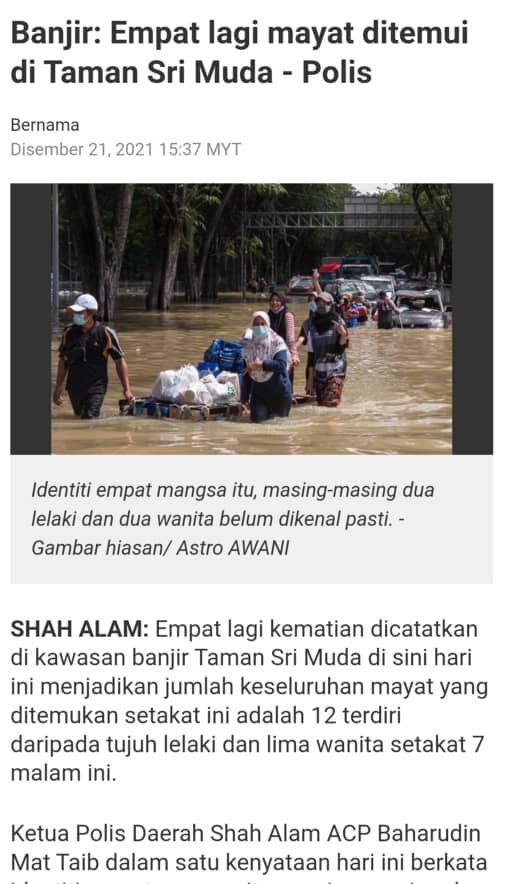 banjir atau pru, atau pru dalam banjir? 