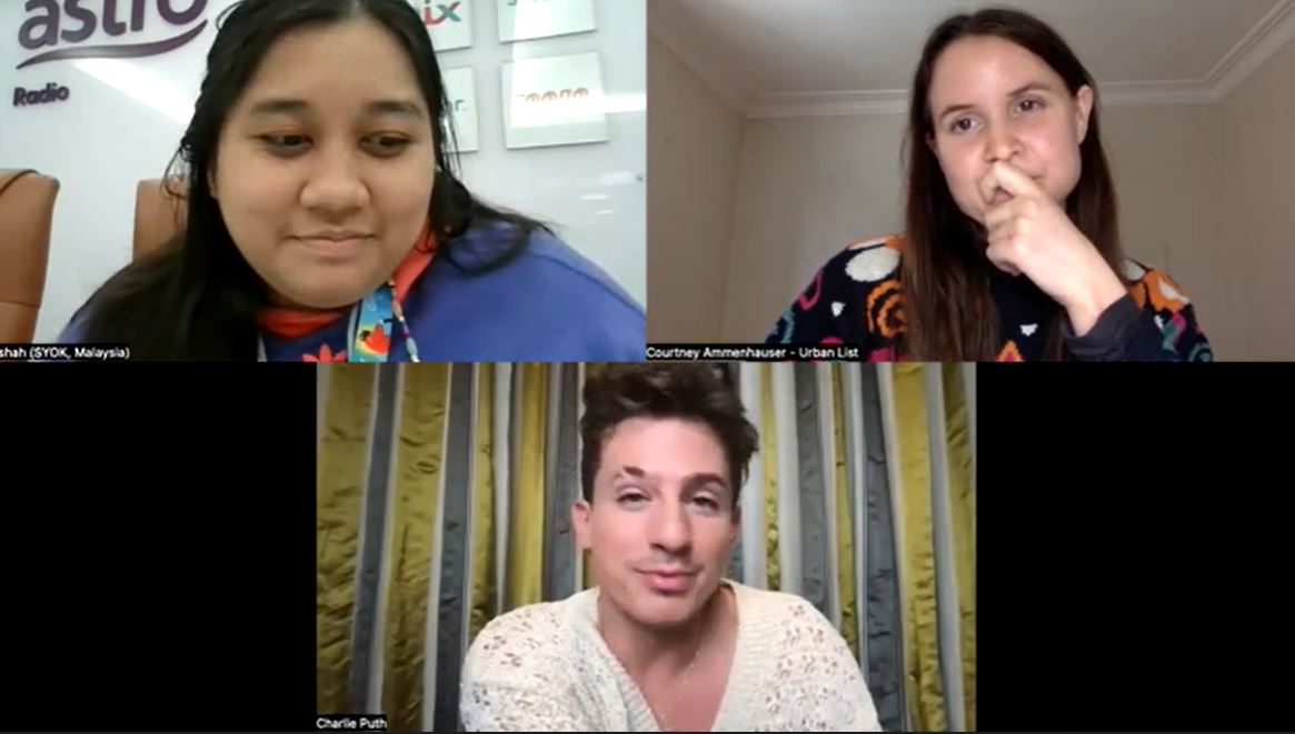 charlie puth shares about his experience in singapore, what he missed about traveling & more!