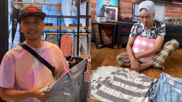 peminat tomok murah hati beli seluar terkena pengilat kuku